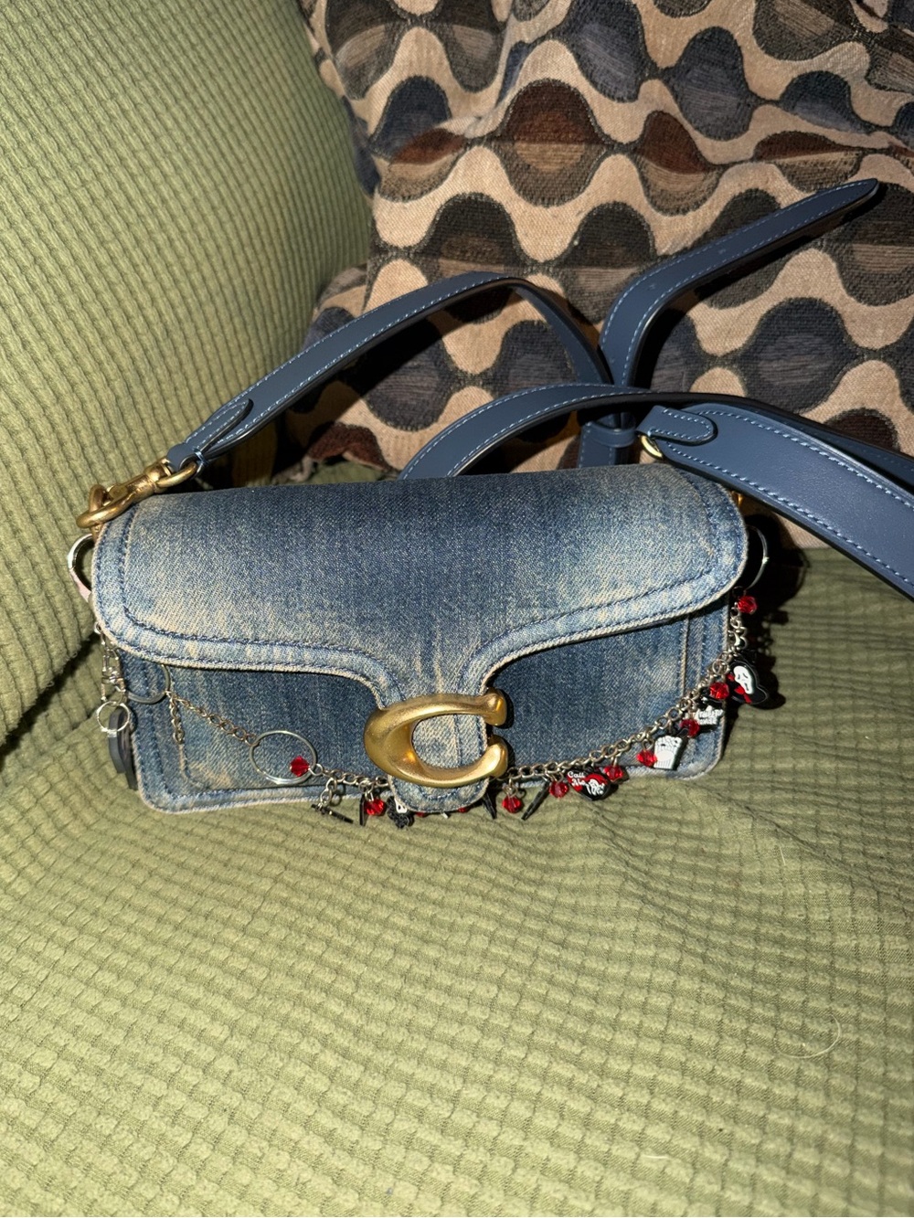 Like new coach denim tabby 20